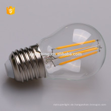 china lieferanten neue produkte E27 filament led-beleuchtung g45 glühbirne ce rohs aufgeführt
